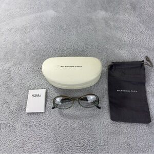 Balenciaga Paris Cat Eye Green Glasses Italy